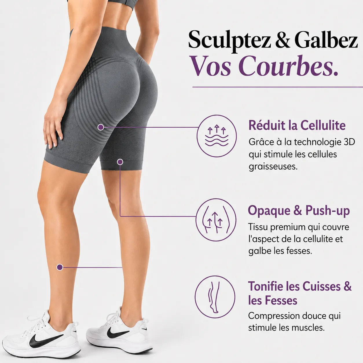 Short Sculptant 3D - Anti-Cellulite