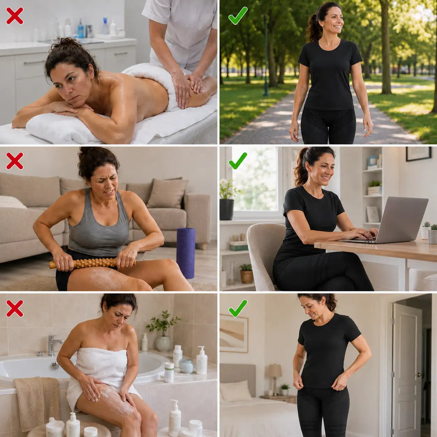 Comparatif legging 3D Arlaya et soins anti-cellulite